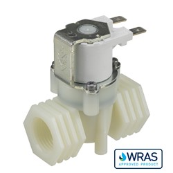1/2" BSP female connections, 2-way normally closed solenoid valve, 240V AC